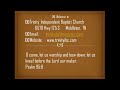 TIBC Ministries12/11/22 Sunday AM