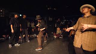 ORIJEM CREW (しょーへー & のぶしこ) vs Revolve (珍味 & わたる) – JuiCe!!! vol.28 POPPIN 学生SIDE BEST4