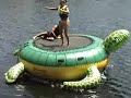 Island Hopper \"Turtle Hop\" Water Trampoline