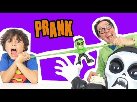 JE PRANK MON FILS avec les MONSTER SCREAMERS - JOUETS D'HALLOWEEN KIDS REACT