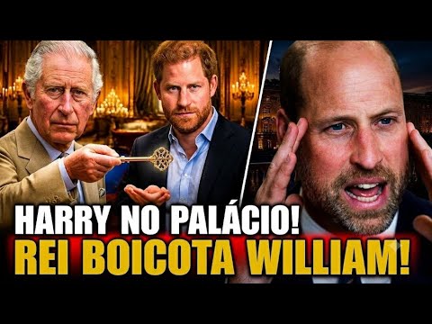 🔥 HARRY GANHA QUARTO NO PALÁCIO E CHARLES ABALA FUTURO DE WILLIAM