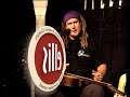 acoustic guitar lessons with lap gutiar and floor pedal drum