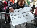Free Gaza /Anti-Israel Leftists in Times Square