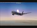 FSX B777-200 RJOO to RJTT RW34L