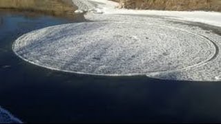 【氷版ミステリーサークル?!】アイスサークルと呼ばれる自然現象が神秘的。
