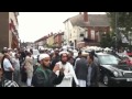 Funeral procession of Haroon Jehan, Shazad Ali and Abdul Mu