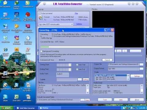 Hướng dẫn Converter đuôi file avi sang đuôi 3GP .