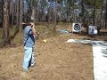 Atlatl throwing Ochlockonee Knap in 2008