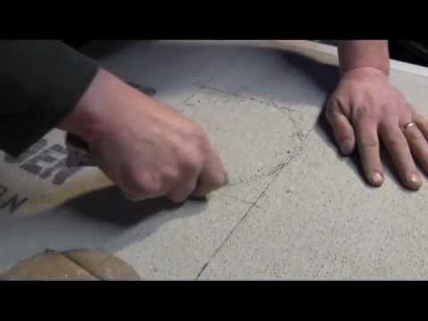 how to fasten cement board to concrete