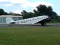 Ein Start der alten Tante Ju vom Flugplatz Speyer