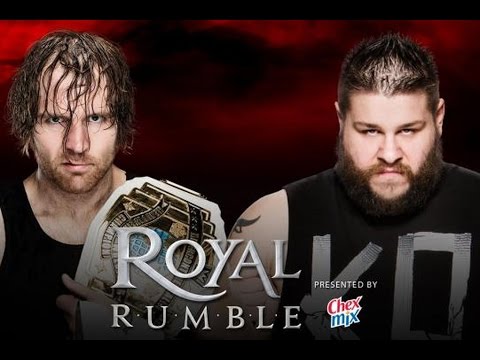 WWE ROYAL RUMBLE Kevin Owens vs Dean Ambrose Intercontinental Championship | WWE2K16 | HD 1080P