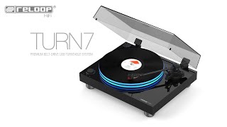 Reloop HiFi: Turn 7 — gramofon USB klasy premium z napędem paskowym (wprowadzenie)