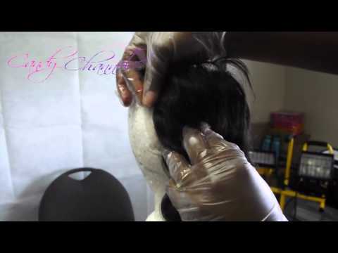 how to dye lace closure