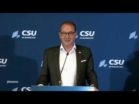 Pressekonferenz zum Abschluss der CSU-Klausurtagung im Kloster Seeon am 05.01.19