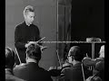 herbert von karajan rehearsing schumann's 4th with the wiener symphoniker