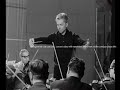 herbert von karajan rehearsing schumann's 4th with the wiener symphoniker