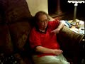 Grandma Pat milking Bogie