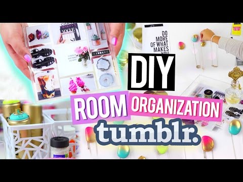 DIY Room Organization for Cheap ♥ Tumblr Inspired Decor
