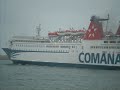 salida de barco puerto de Beni-Enzar Marruecos.AVI