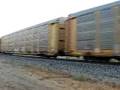 UP 9584 loaded autoracks south