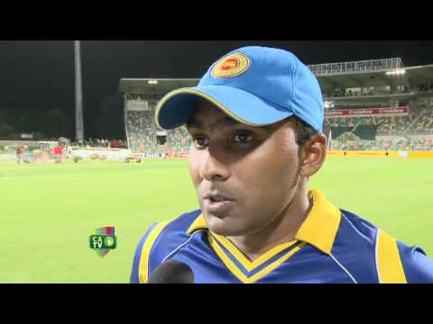 Post-match interview with Mahela, Match 9, Hobart, CB Series, 2012