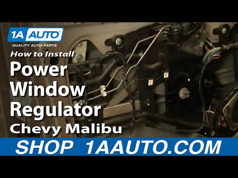 How To Install Replace Power Window Regulator Chevy Malibu 97-03 1AAuto.com