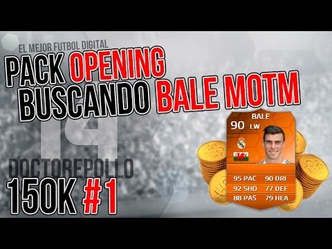 Fifa 14 | Pack Opening Buscando a Gareth Bale MOTM 150k