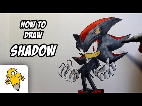 how to draw a sonic the hedgehog