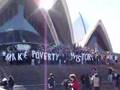 MAKE POVERTY HISTORY ZEROSEVEN Roadtrip Sydney Opera House