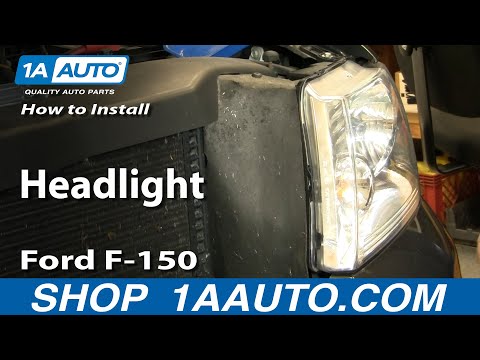 How To Install Replace Headlight Ford F-150 04-08 1AAuto.com