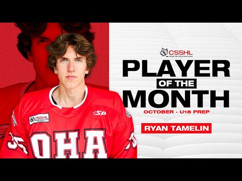 Ryan Tamelin - October U18 Prep Player of the Month