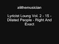 Lyricist Loug Vol. 2 - 15 - Right And Exact