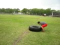 Eric Castillo 200 yard Tire Flipping MMA Training