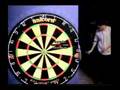 Gary Clarke playing darts BADLY!!
