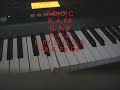 (Tutorial) Fate (Oon Un Myung) 풀하우스 Full House on Piano Keyboard