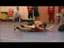 john wrestling a kid and toying with him in a jv match