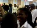 we are at my older cousin's graduation...and it's dancing time...frist it starts off being just abby and eddie...then marjo gets in to show him how it it really done!!