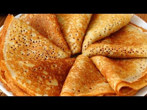 АЖУРНЫЕ БЛИНЫ БЕЗ СОДЫ!Самые ТОНКИЕ БЛИНЫ БЕЗ СОДЫ И РАЗРЫХЛИТЕЛЯ.
