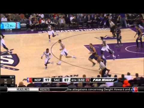 Anthony Davis Shuts Down Rudy Gay's Dunk Attempt