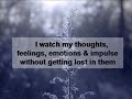 Mindfulness Affirmation
