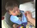Guagua comiendo