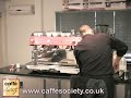 Get our daily coffee news www.facebook.com How to make a cappuccino with a traditional espresso coffee machine. www.caffesociety.co.uk Shown on the Brasilia Excelsior Coffee machine with Paul Meikle-Janney, Head Judge for the World Latte Art Championship. For more Barista tips visit...