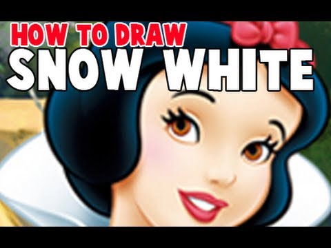 how to draw snow white