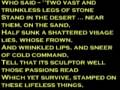 Ozymandias by Percy Bysshe Shelley