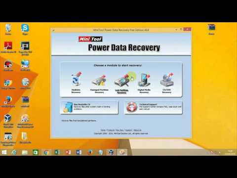 Como Recuperar dados Com Mini Tool Power Data Recovery (2016)