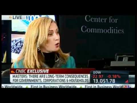 Blythe Masters - This is only the second CNBC interview with Blythe Masters, head of commodities trading at JP Morgan, I have noticed. Ms. Masters' appearances on TV are some...