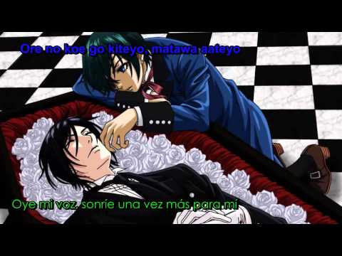 phantomhive - Bueno... para empezar esto es un fake, si, no hay character song de Ciel, esto es una canción cantanda por una fan xD y también por lo que entendí hay una ve...
