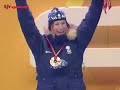 snowboard parallel giant slalom women-victory cermony torino
