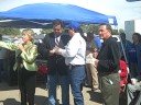 Lt. Gov Daine Denish supporting Rep. Barreras at Matanza