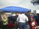 Lt. Gov Daine Denish supporting Rep. Barreras at Matanza